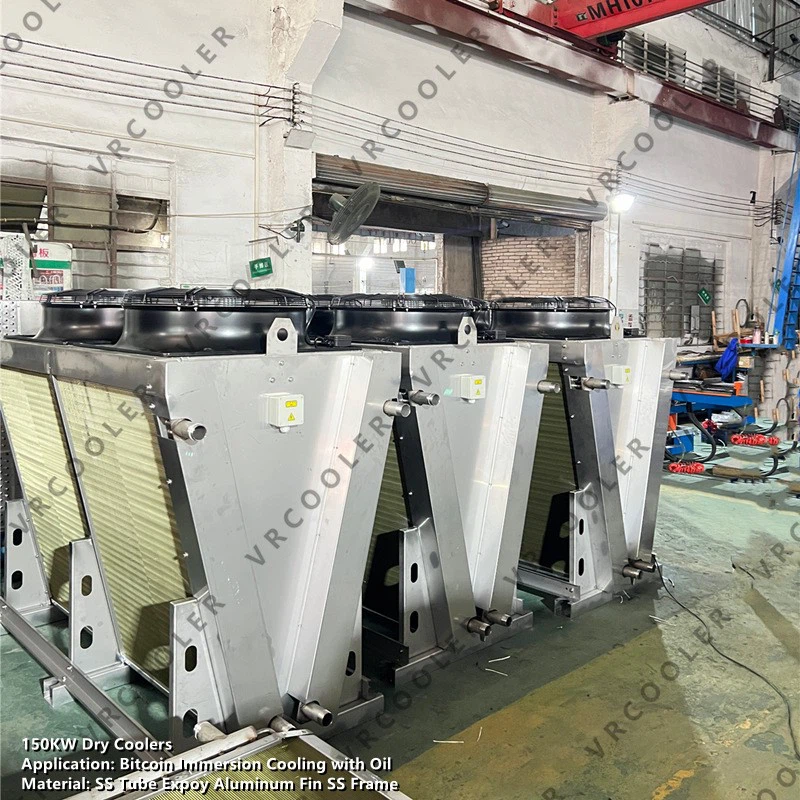 150kw dry cooler for bitcoin immersion cooling 3 150kw dry cooler for bitcoin immersion cooling 3