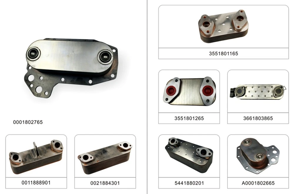 BENZ Plate Oil Cooler Radiator Replacement Cooler Pn: 3551801165, 0001802765, 0011888901, 0021884301, 3551801265, 5441880201, 3661803865, A0001802665 BENZ Plate Oil Cooler Radiator Replacement Cooler Pn: 3551801165, 0001802765, 0011888901, 0021884301, 3551801265, 5441880201, 3661803865, A0001802665